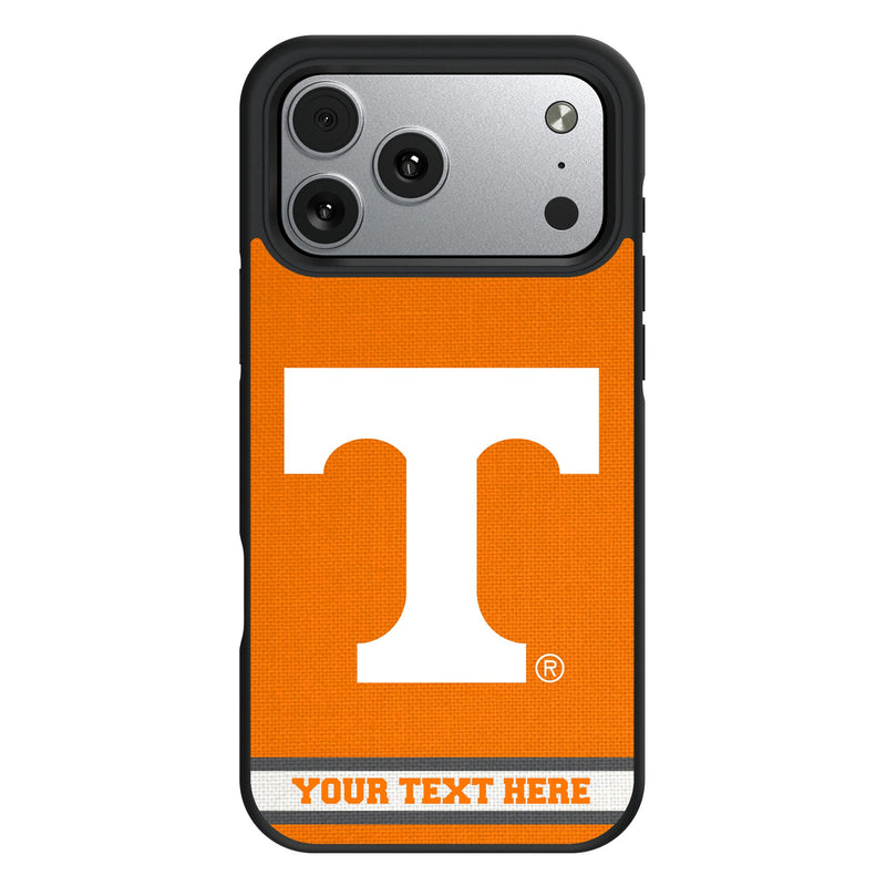 University of Tennessee Volunteers Personalized Stripe iPhone Bump Phone Case for Apple iPhone