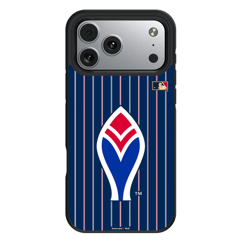 Atlanta Braves 1972-1975 - Cooperstown Collection Pinstripe iPhone Bump Phone Case for Apple iPhone