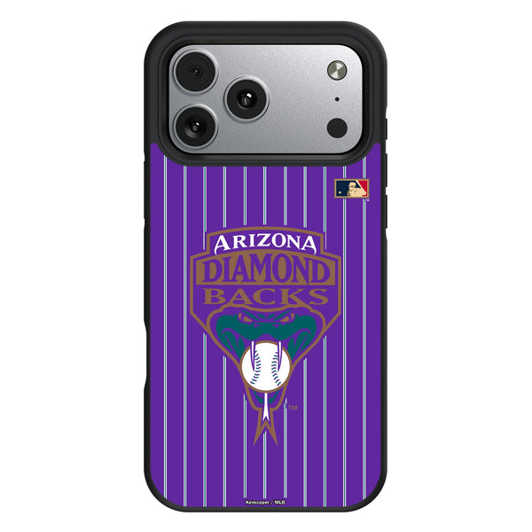 Arizona Diamondbacks 1999-2006 - Cooperstown Collection Pinstripe iPhone Bump Phone Case for Apple iPhone