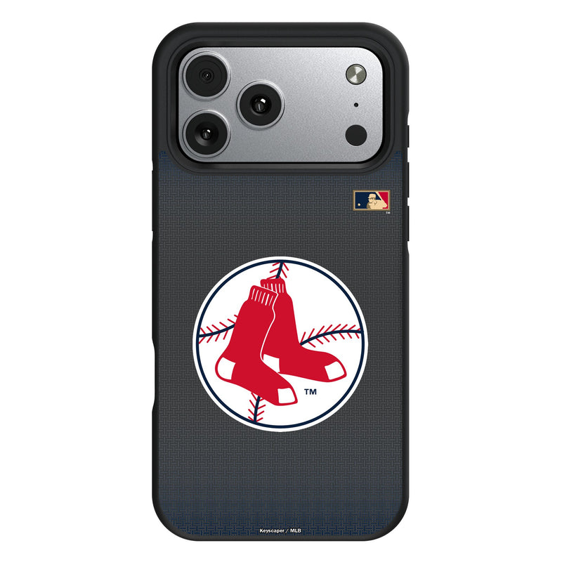 Boston Red Sox 1970-1975 - Cooperstown Collection Linen iPhone Bump Phone Case for Apple iPhone