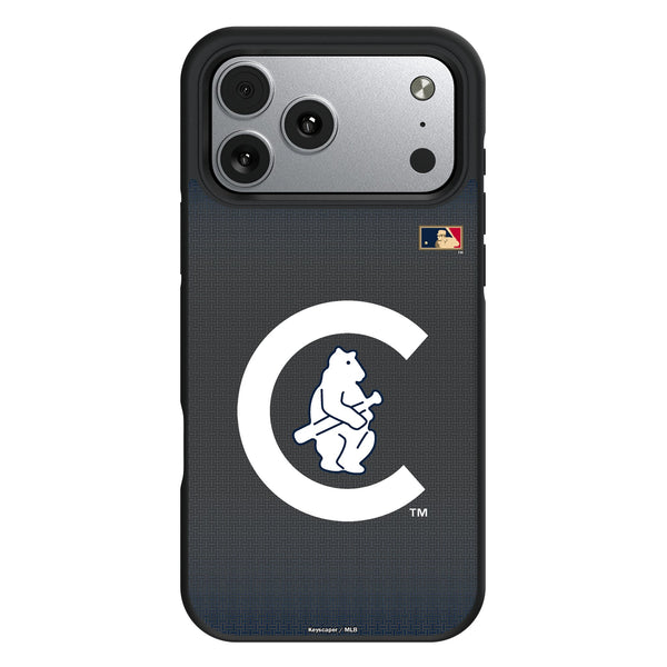 Chicago Cubs 1911-1912 - Cooperstown Collection Linen iPhone Bump Phone Case for Apple iPhone