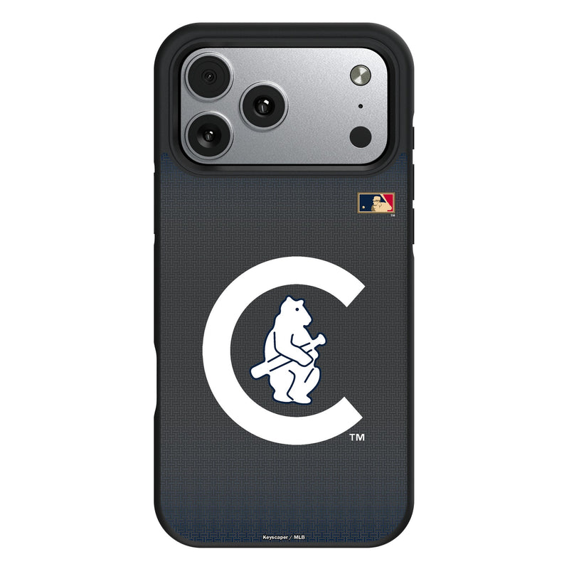 Chicago Cubs 1911-1912 - Cooperstown Collection Linen iPhone Bump Phone Case for Apple iPhone
