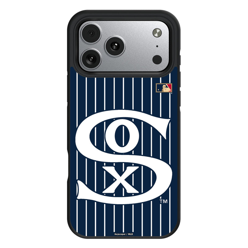 Chicago White Sox Road 1919-1921 - Cooperstown Collection Pinstripe iPhone Bump Phone Case for Apple iPhone