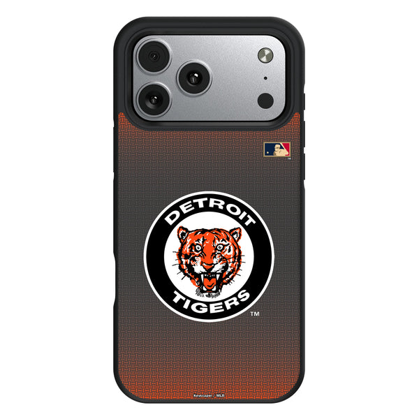 Detroit Tigers 1961-1963 - Cooperstown Collection Linen iPhone Bump Phone Case for Apple iPhone