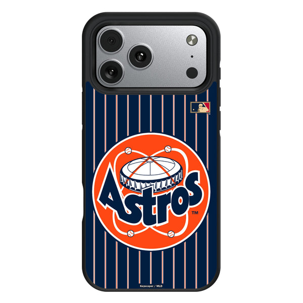 Houston Astros 1977-1993 - Cooperstown Collection Pinstripe iPhone Bump Phone Case for Apple iPhone