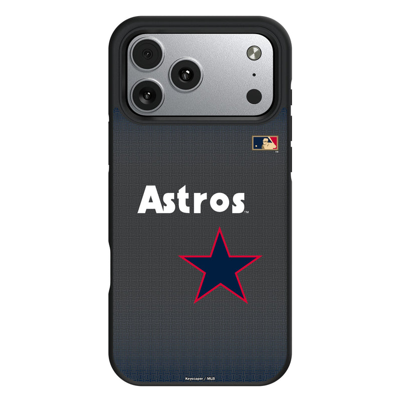Houston Astros 1975-1981 - Cooperstown Collection Linen iPhone Bump Phone Case for Apple iPhone