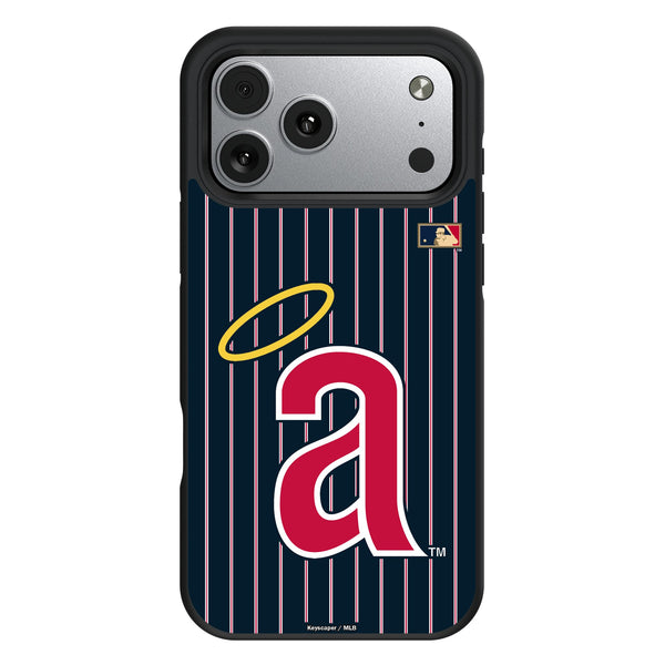 LA Angels 1971 - Cooperstown Collection Pinstripe iPhone Bump Phone Case for Apple iPhone