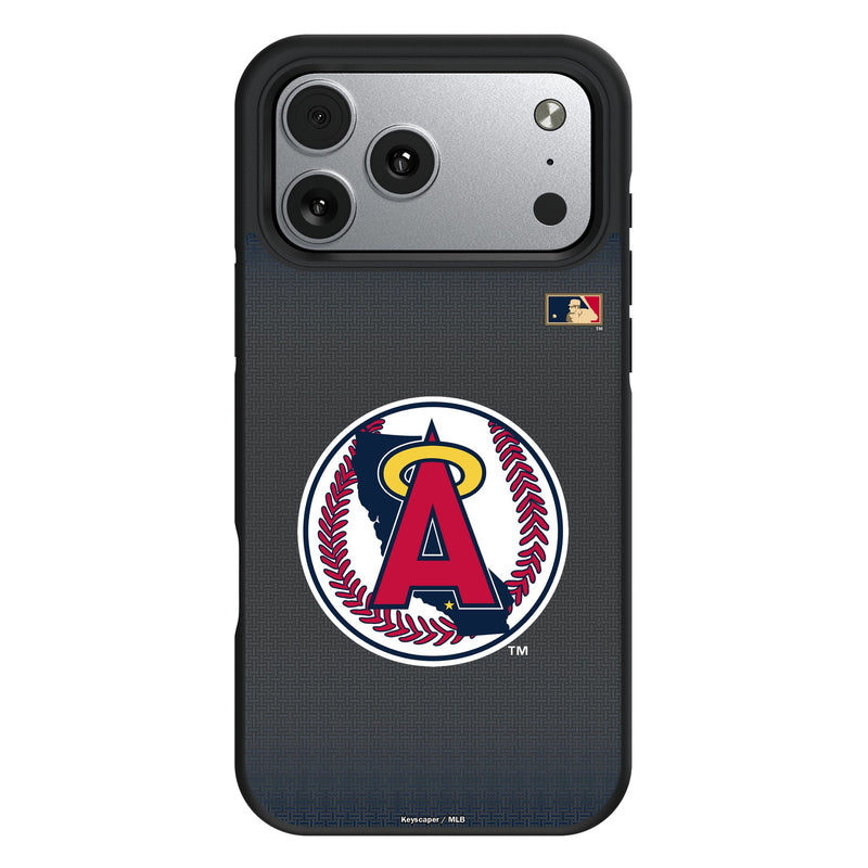 LA Angels 1986-1992 - Cooperstown Collection Linen iPhone Bump Phone Case for Apple iPhone