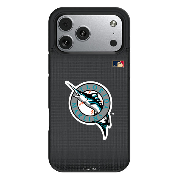 Miami Marlins 1993-2011 - Cooperstown Collection Linen iPhone Bump Phone Case for Apple iPhone
