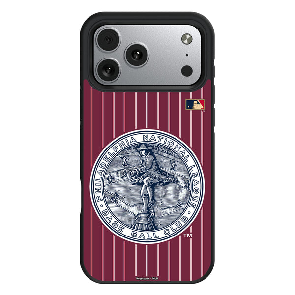 Philadelphia Phillies 1915-1943 - Cooperstown Collection Pinstripe iPhone Bump Phone Case for Apple iPhone