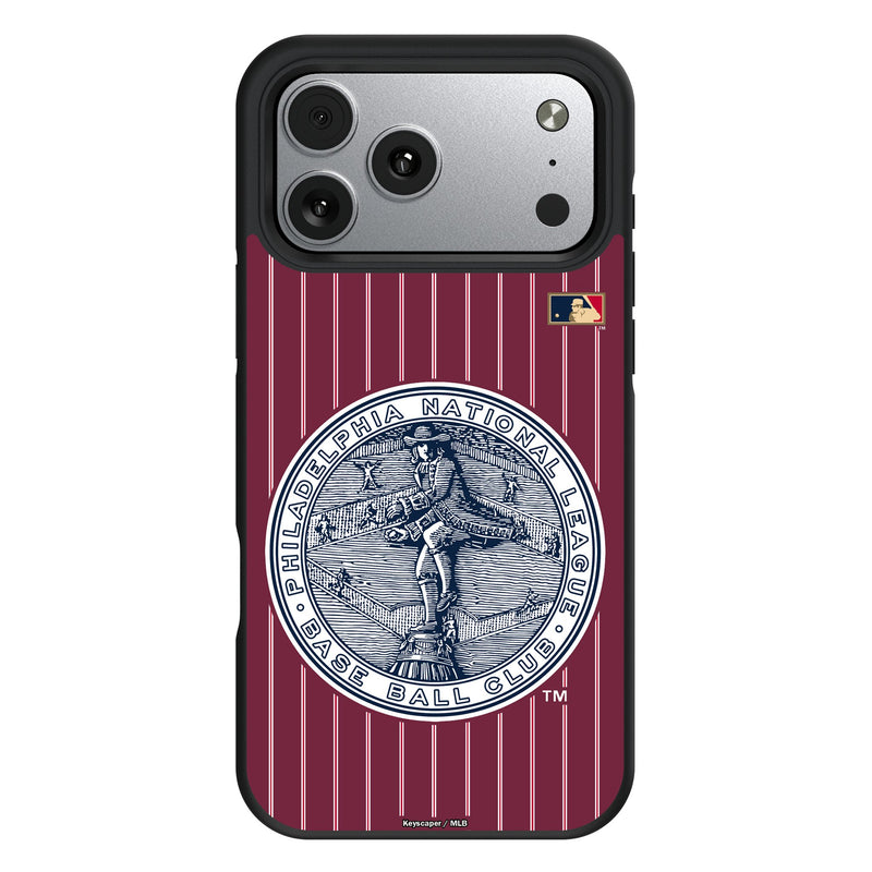 Philadelphia Phillies 1915-1943 - Cooperstown Collection Pinstripe iPhone Bump Phone Case for Apple iPhone