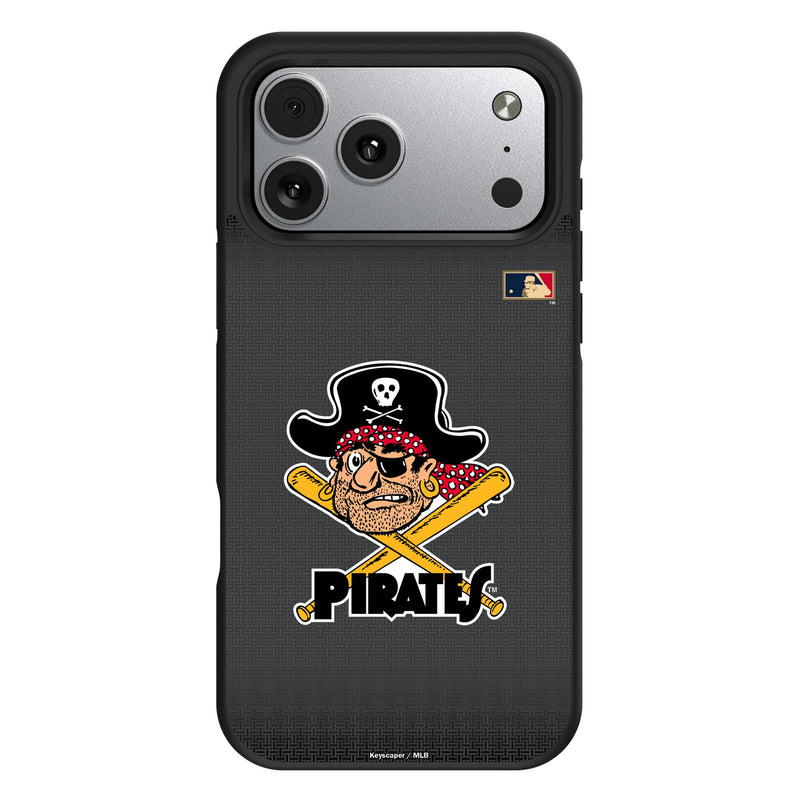 Pittsburgh Pirates 1958-1966 - Cooperstown Collection Linen iPhone Bump Phone Case for Apple iPhone