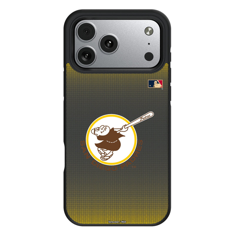 San Diego Padres 1969-1984 - Cooperstown Collection Linen iPhone Bump Phone Case for Apple iPhone