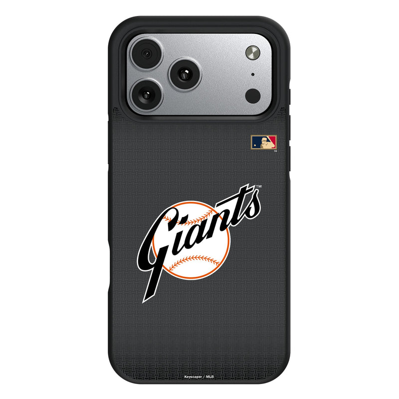 San Francisco Giants 1958-1967 - Cooperstown Collection Linen iPhone Bump Phone Case for Apple iPhone