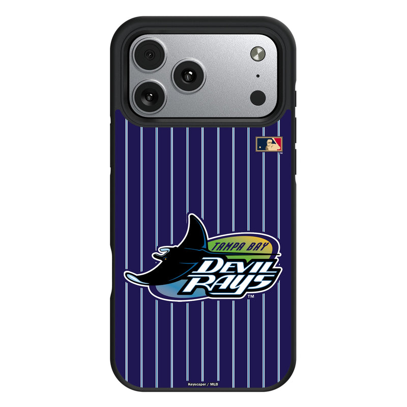 Tampa Bay 1998-2000 - Cooperstown Collection Pinstripe iPhone Bump Phone Case for Apple iPhone