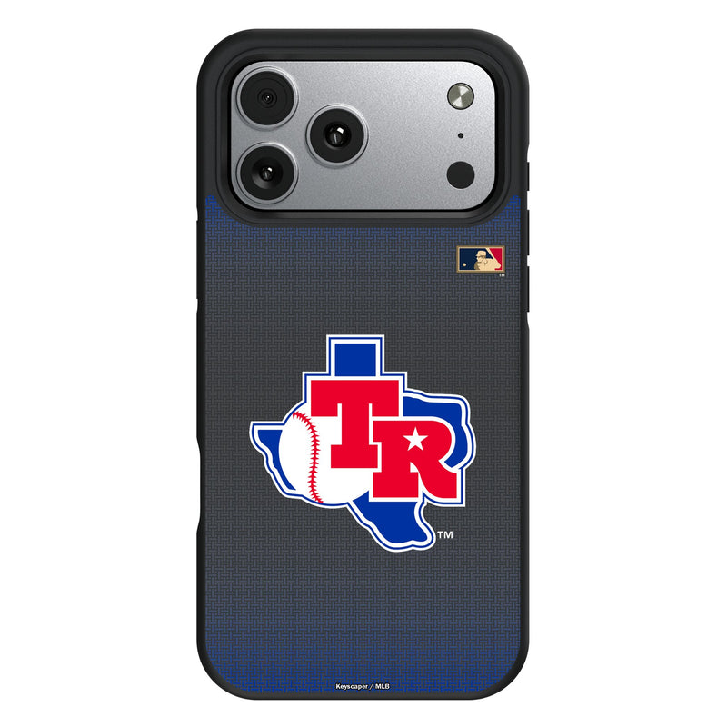 Texas Rangers 1981-1983 - Cooperstown Collection Linen iPhone Bump Phone Case for Apple iPhone