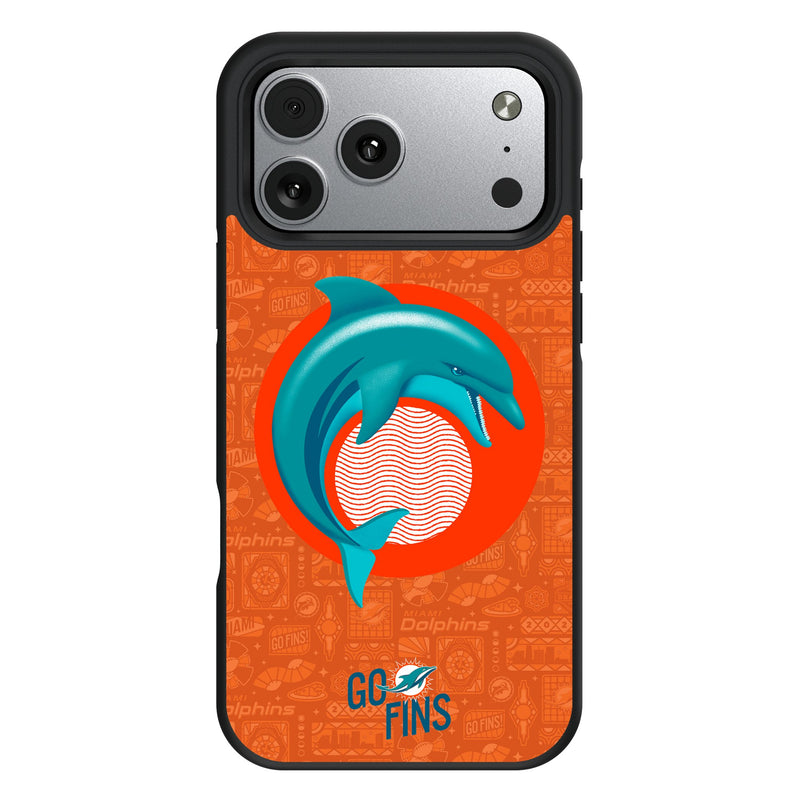 Miami Dolphins 2024 Edition iPhone Bump Phone Case for Apple iPhone