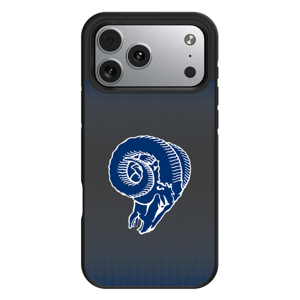 Los Angeles Rams Historic Collection Linen iPhone Bump Phone Case for Apple iPhone