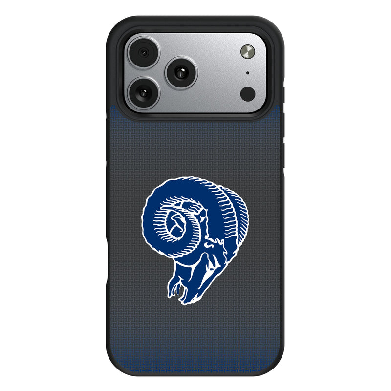 Los Angeles Rams Historic Collection Linen iPhone Bump Phone Case for Apple iPhone