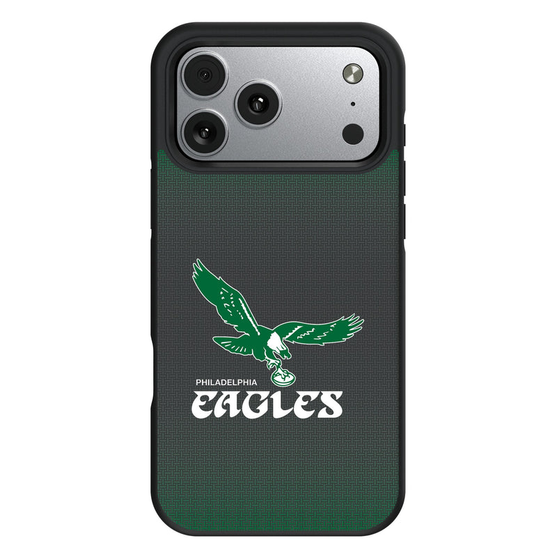 Philadelphia Eagles 1973-1995 Historic Collection Linen iPhone Bump Phone Case for Apple iPhone
