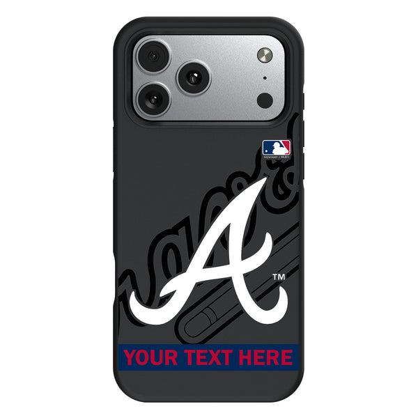 Atlanta Braves Personalized Tilt iPhone Bump Phone Case for Apple iPhone