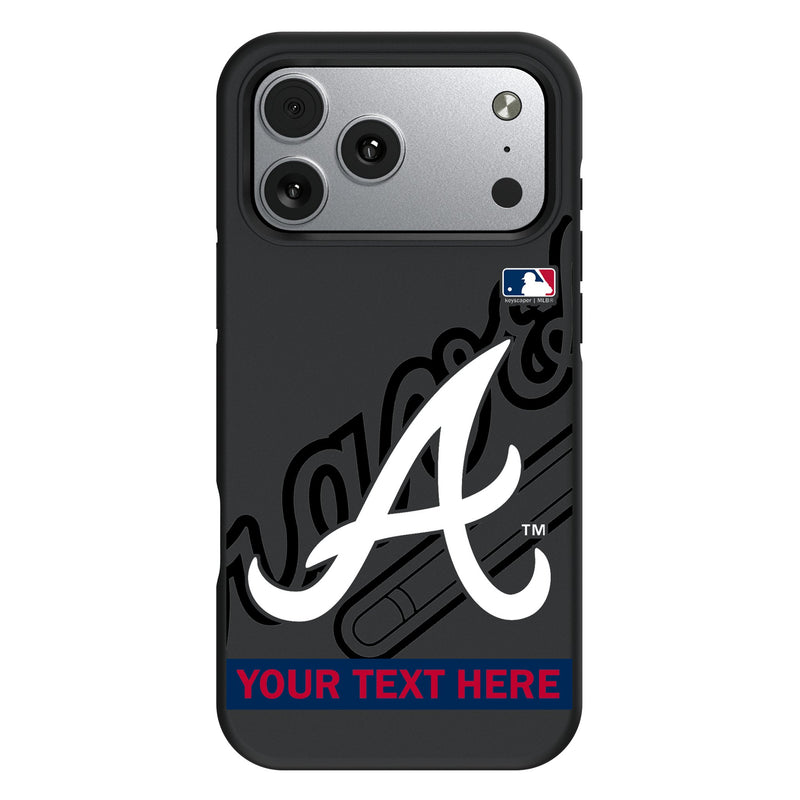 Atlanta Braves Personalized Tilt iPhone Bump Phone Case for Apple iPhone
