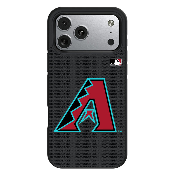 Arizona Diamondbacks Text Backdrop iPhone Bump Phone Case for Apple iPhone