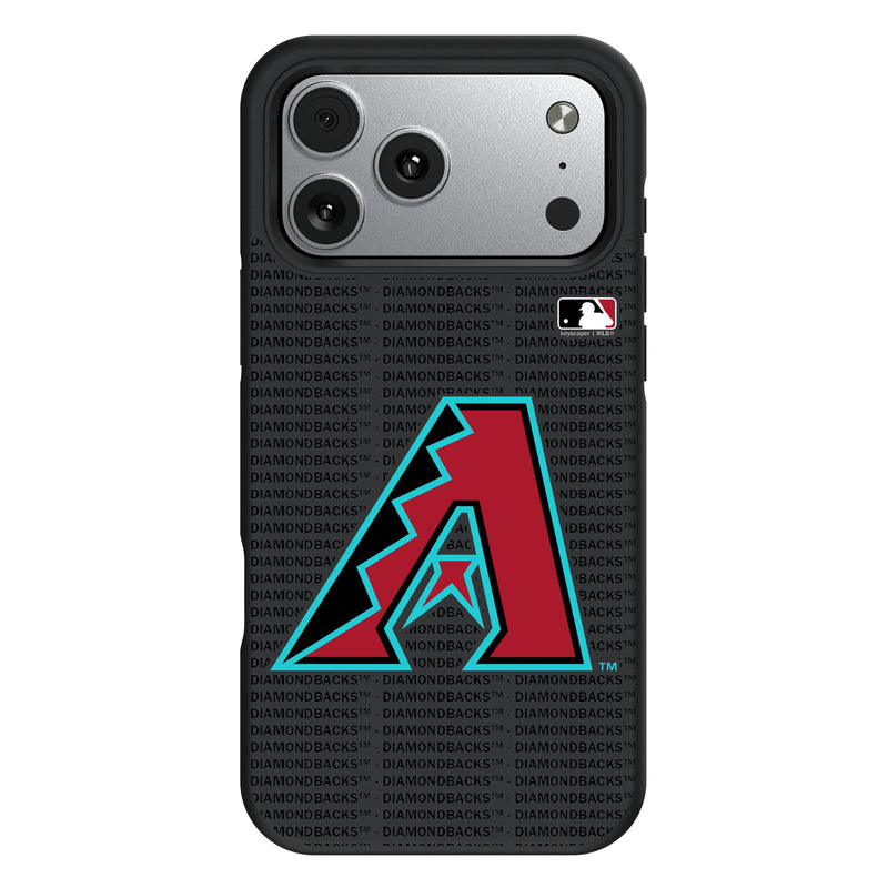 Arizona Diamondbacks Text Backdrop iPhone Bump Phone Case for Apple iPhone