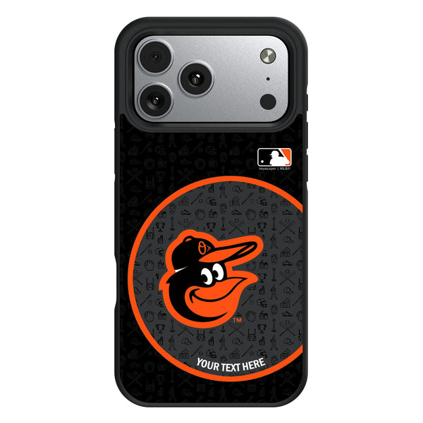 Baltimore Orioles Personalized Circle iPhone Bump Phone Case for Apple iPhone