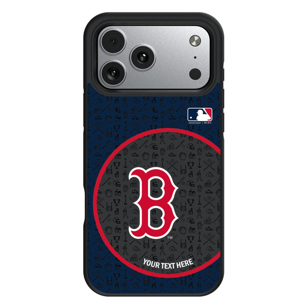 Boston Red Sox Personalized Circle iPhone Bump Phone Case for Apple iPhone