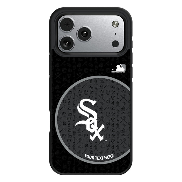 Chicago White Sox Personalized Circle iPhone Bump Phone Case for Apple iPhone