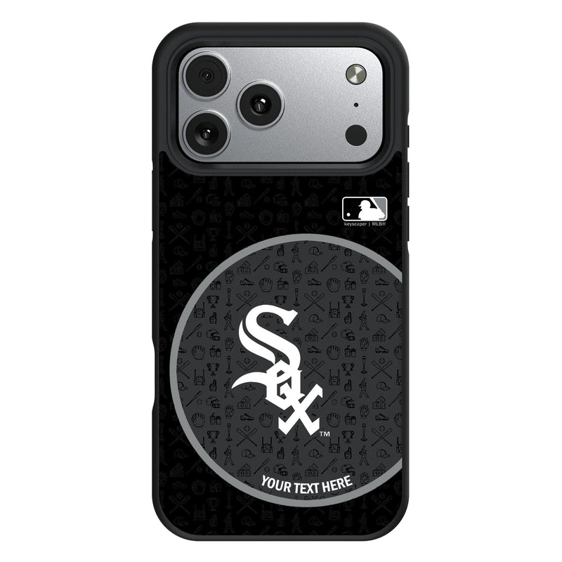 Chicago White Sox Personalized Circle iPhone Bump Phone Case for Apple iPhone