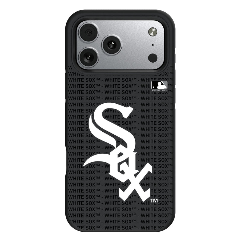 Chicago White Sox Text Backdrop iPhone Bump Phone Case for Apple iPhone