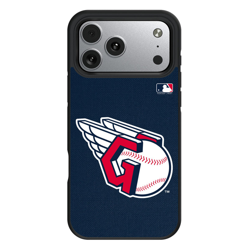 Cleveland Guardians Solid iPhone Bump Phone Case for Apple iPhone