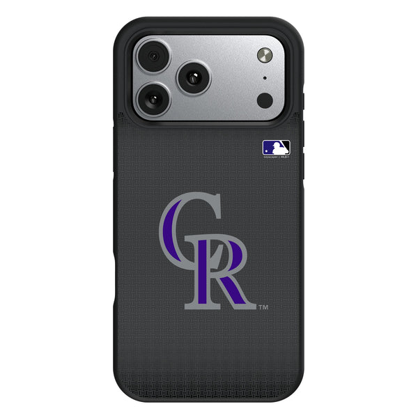 Colorado Rockies Linen iPhone Bump Phone Case for Apple iPhone