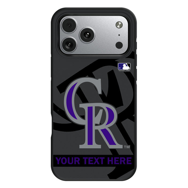 Colorado Rockies Personalized Tilt iPhone Bump Phone Case for Apple iPhone