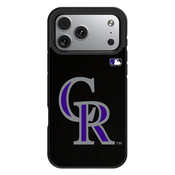 Colorado Rockies Solid iPhone Bump Phone Case for Apple iPhone