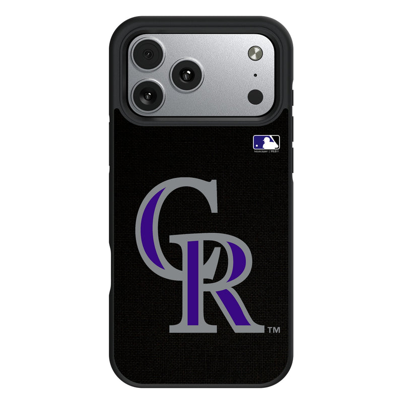 Colorado Rockies Solid iPhone Bump Phone Case for Apple iPhone