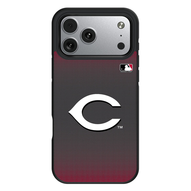 Cincinnati Reds Linen iPhone Bump Phone Case for Apple iPhone