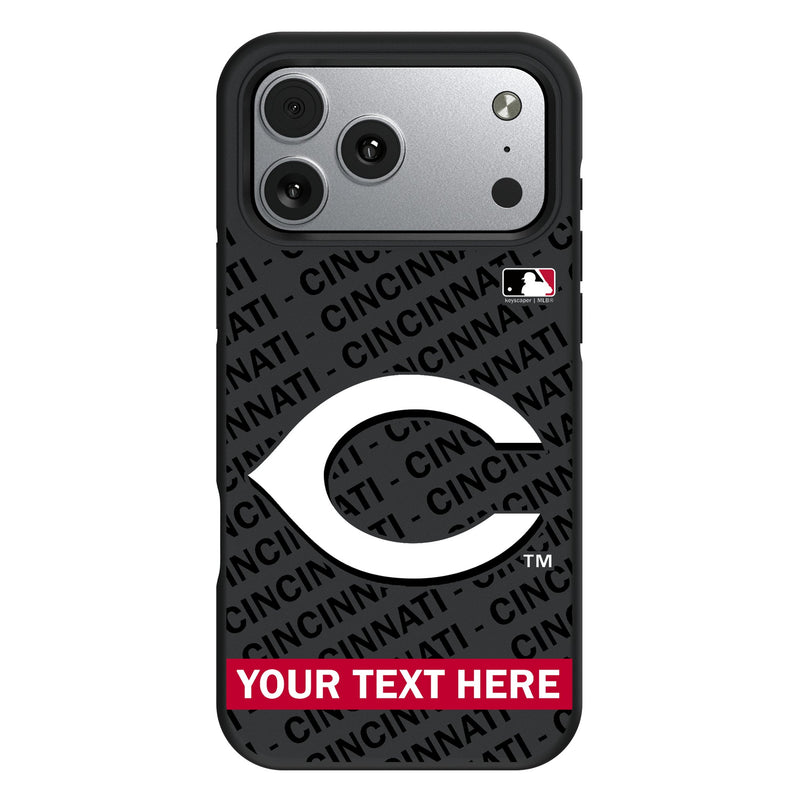 Cincinnati Reds Personalized Tilt iPhone Bump Phone Case for Apple iPhone