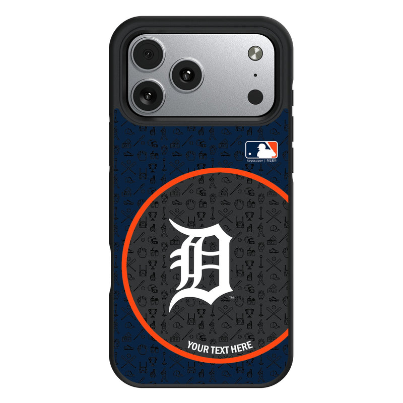 Detroit Tigers Personalized Circle iPhone Bump Phone Case for Apple iPhone
