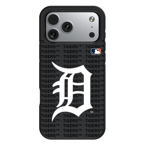 Detroit Tigers Text Backdrop iPhone Bump Phone Case for Apple iPhone