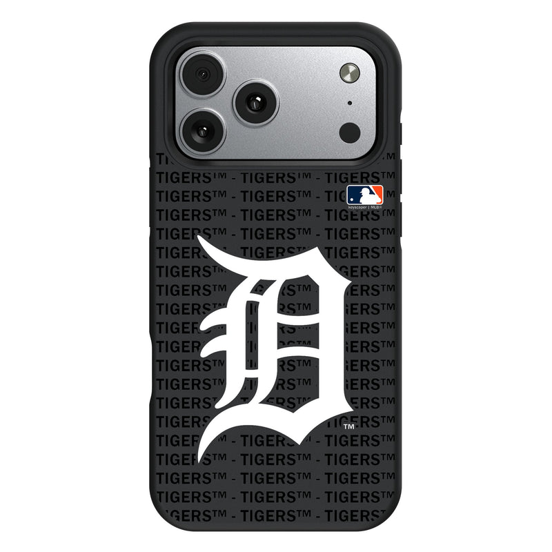 Detroit Tigers Text Backdrop iPhone Bump Phone Case for Apple iPhone