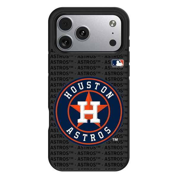 Houston Astros Text Backdrop iPhone Bump Phone Case for Apple iPhone
