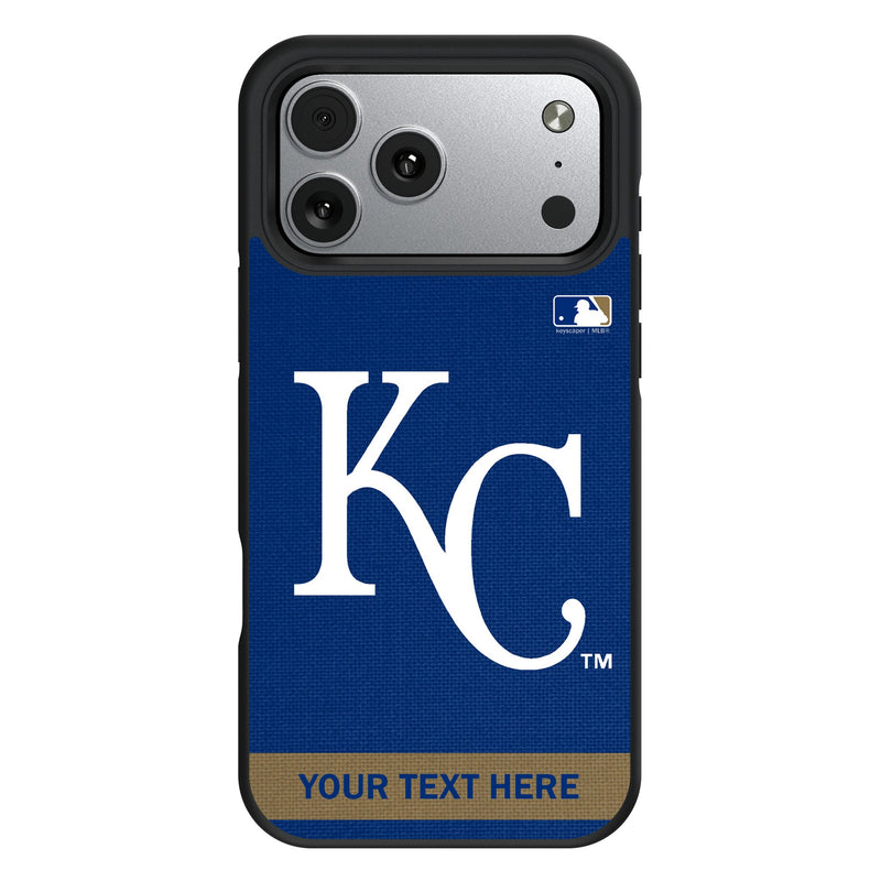 Kansas City Royals Personalized Stripe iPhone Bump Phone Case for Apple iPhone
