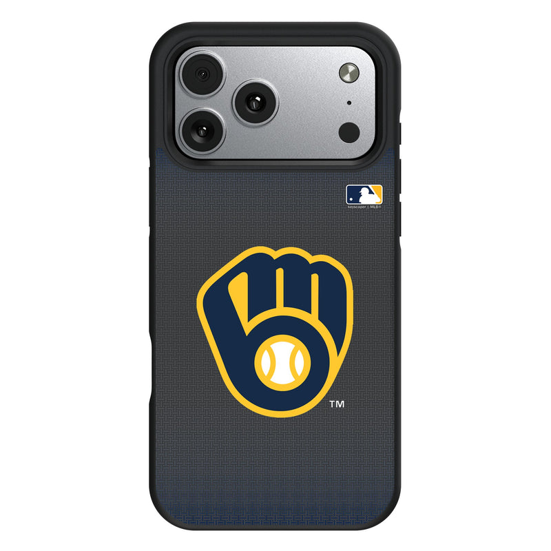 Milwaukee Brewers Linen iPhone Bump Phone Case for Apple iPhone