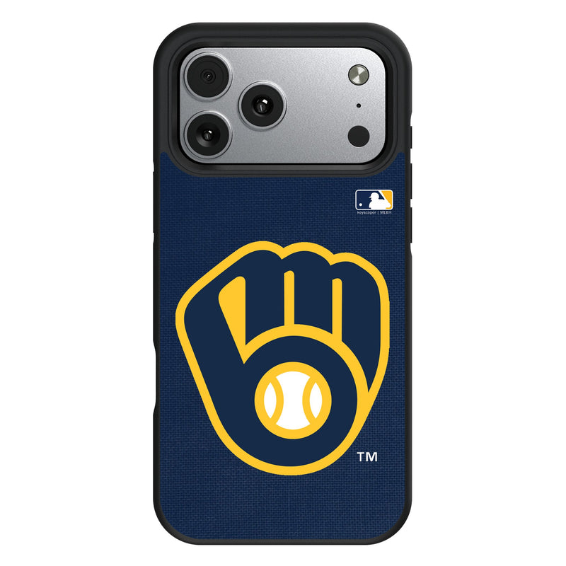 Milwaukee Brewers Solid iPhone Bump Phone Case for Apple iPhone