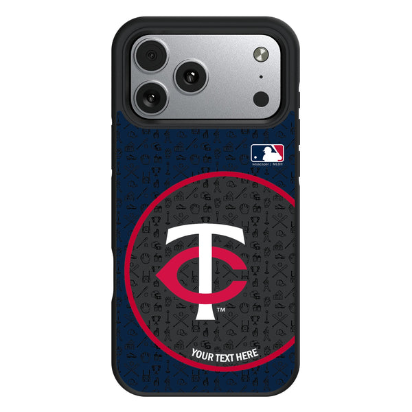 Minnesota Twins Personalized Circle iPhone Bump Phone Case for Apple iPhone