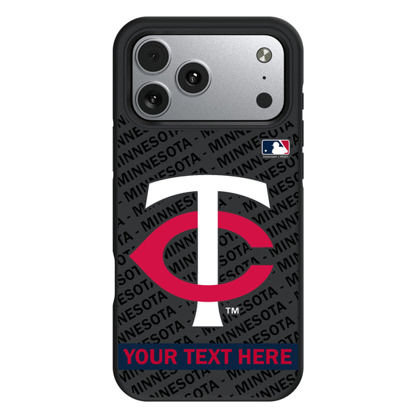 Minnesota Twins Personalized Tilt iPhone Bump Phone Case for Apple iPhone