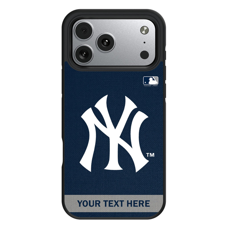 New York Yankees Personalized Stripe iPhone Bump Phone Case for Apple iPhone